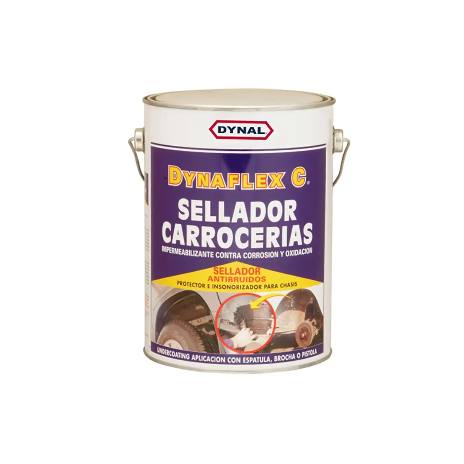 Sellador de Carrocerías Dynal 1kg Importadora Candia ducha grafitada