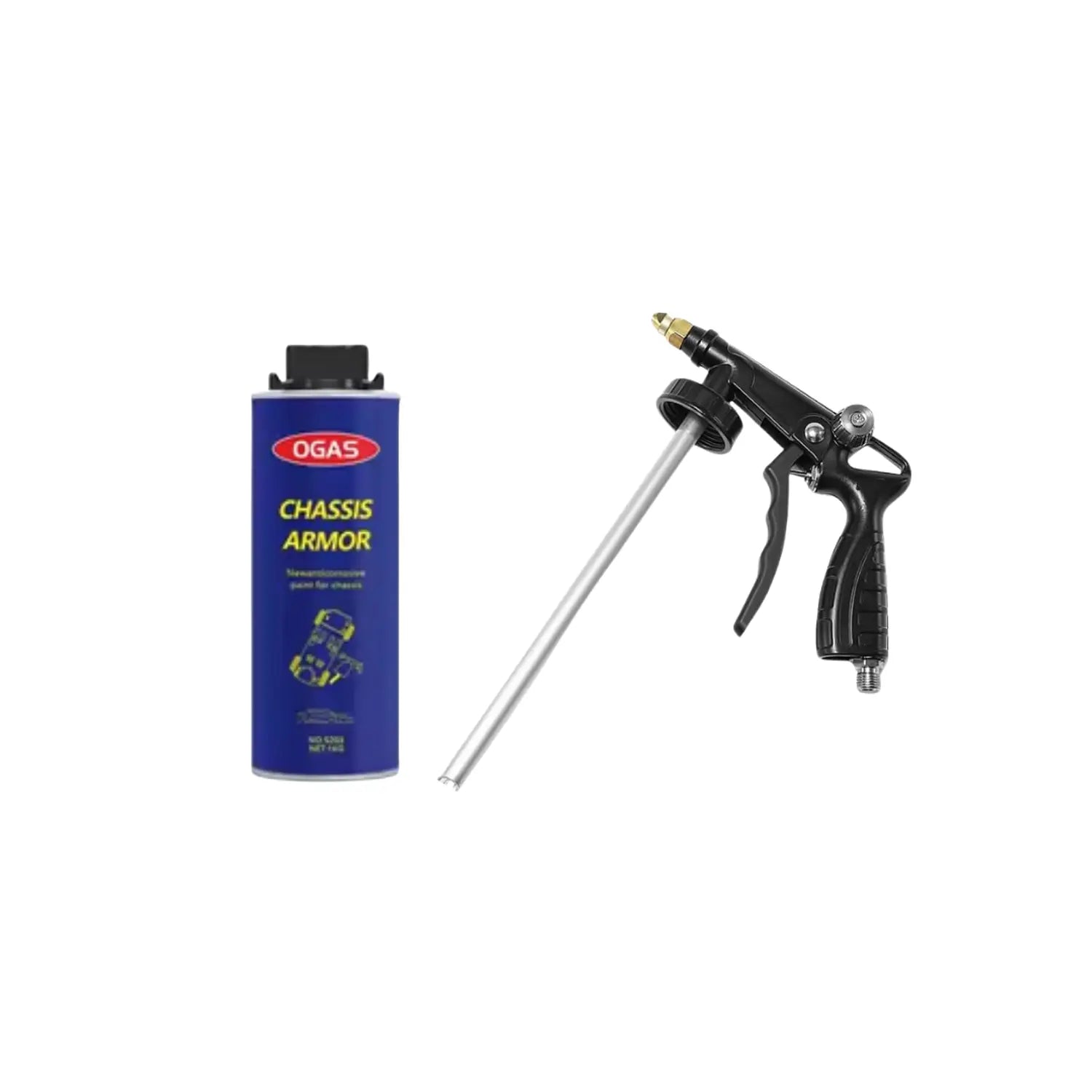 Undercoating + Pistola con Regulador Importadora Candia ducha grafitada