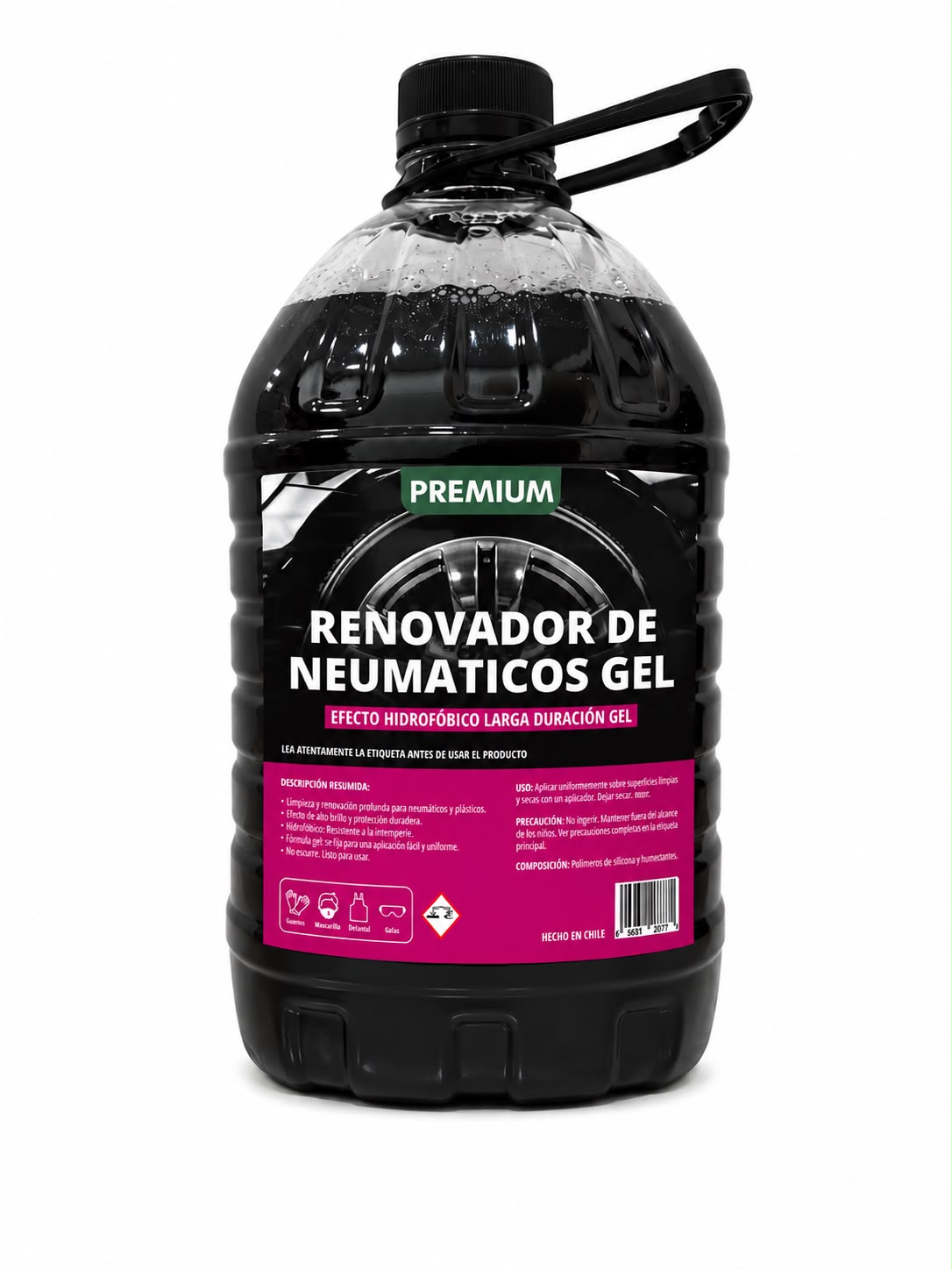 Renovador De Neumaticos Gel Premium 5lts