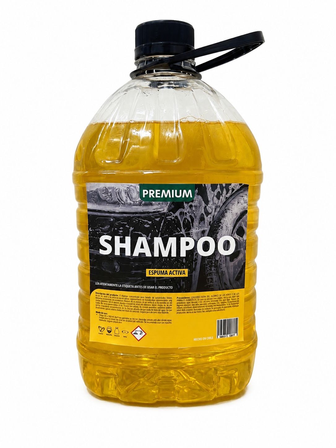 Shampoo Para Auto Premium Espuma Activa Bidón 5 Litros