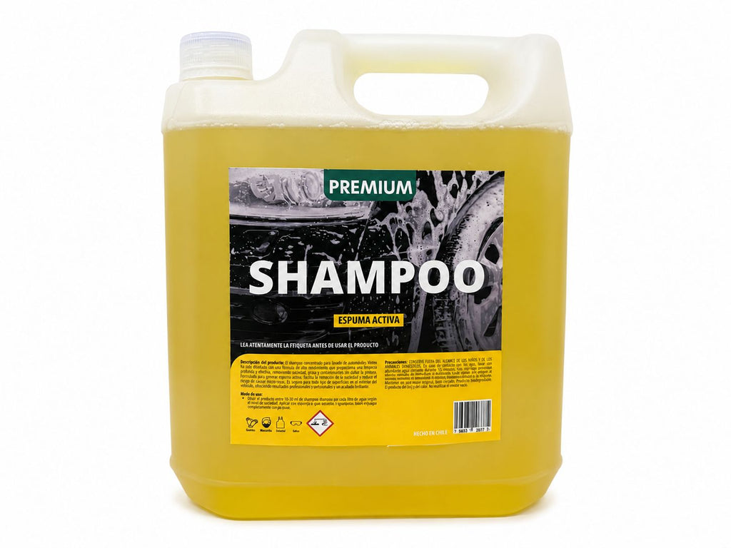 Shampoo Para Auto Premium Espuma Activa Bidón 5 Litros